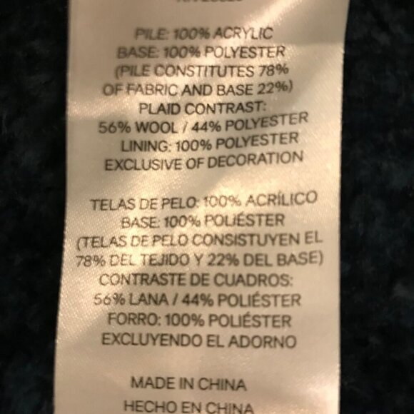 PENDLETON WOOLEN MILLS WOMENS SHERPA JACKET SIZE L - Picture 7 of 8